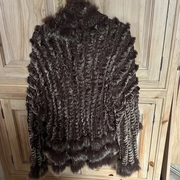 Neiman Marcus Chocolate Teddy Jacket - Picture 3 of 5